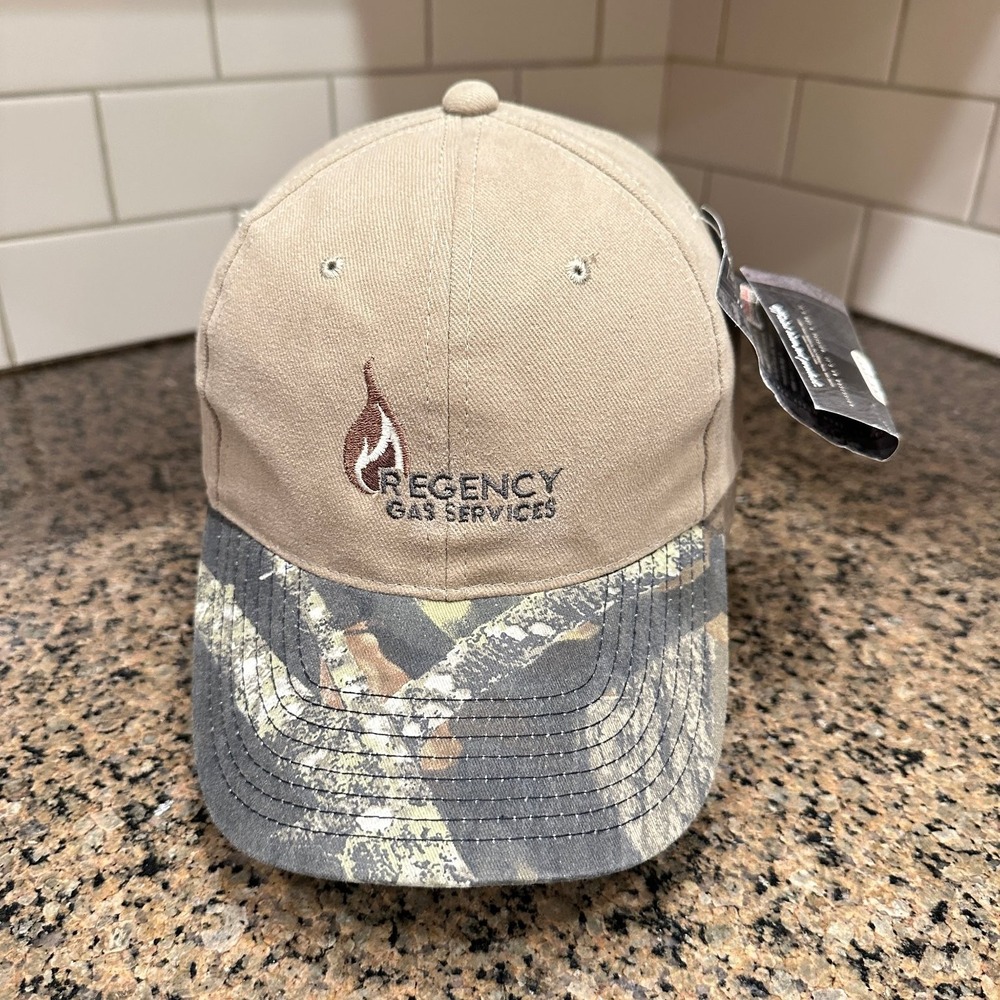 Mossy Oak Break-Up Camo Hat OG Regency Gas Services New